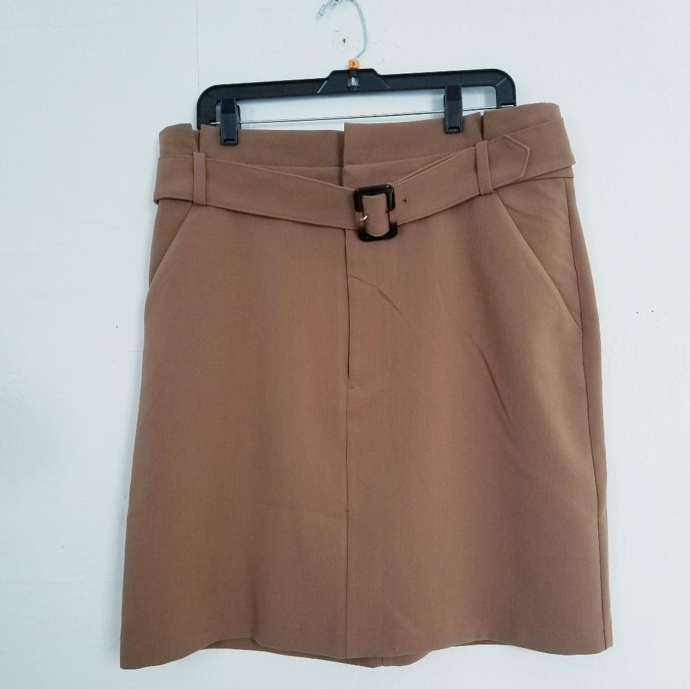 Banana Republic Belted A-line Skirt Size 16